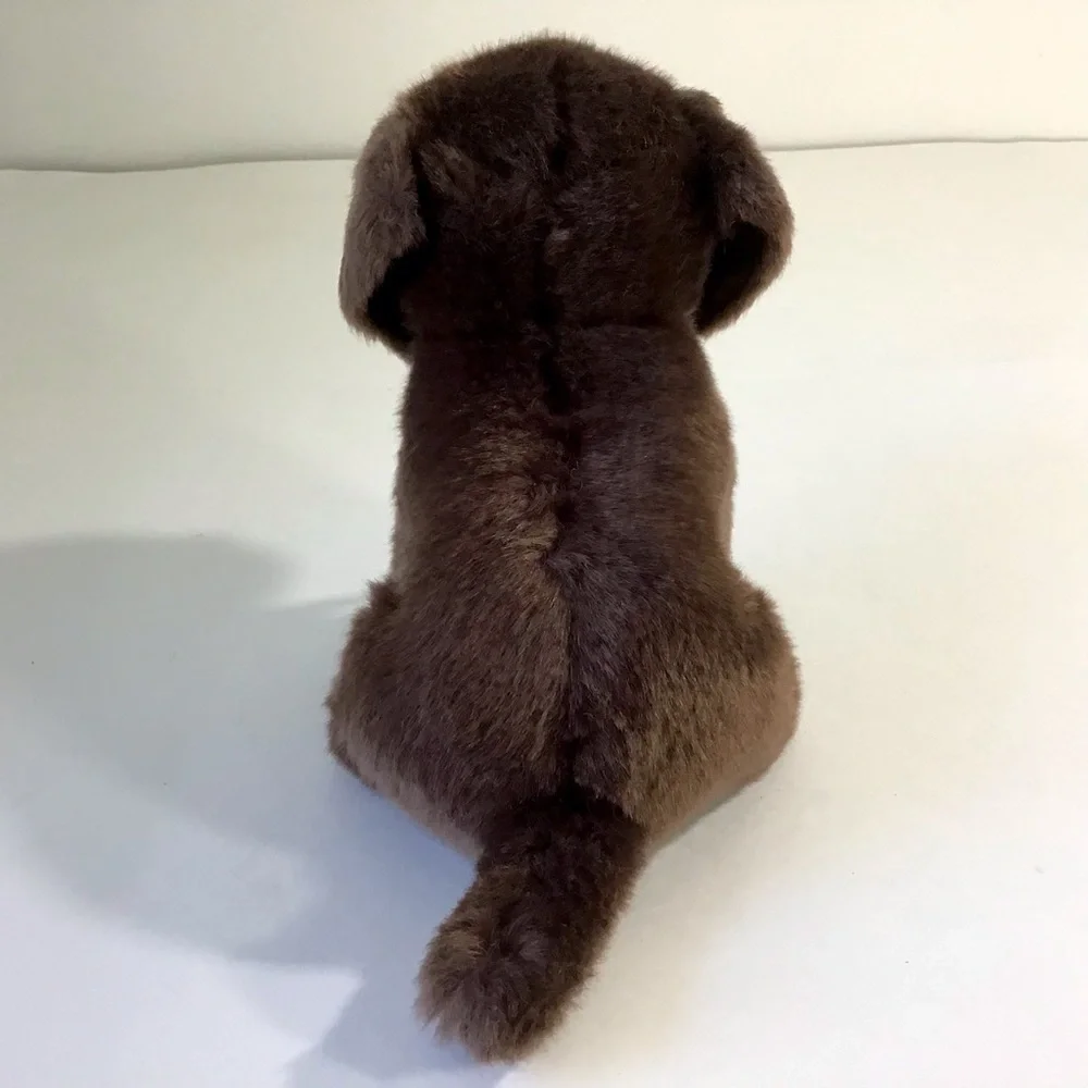 Aurora Miyoni Tots Puppy Dog Plush Chocolate Labrador Realistic Stuffed Animal